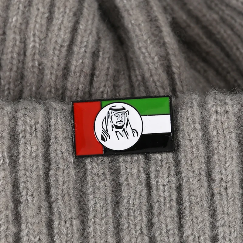 Флаг ОАЭ флаг Дубая булавка для путешествий сувенирные булавки мультяшный