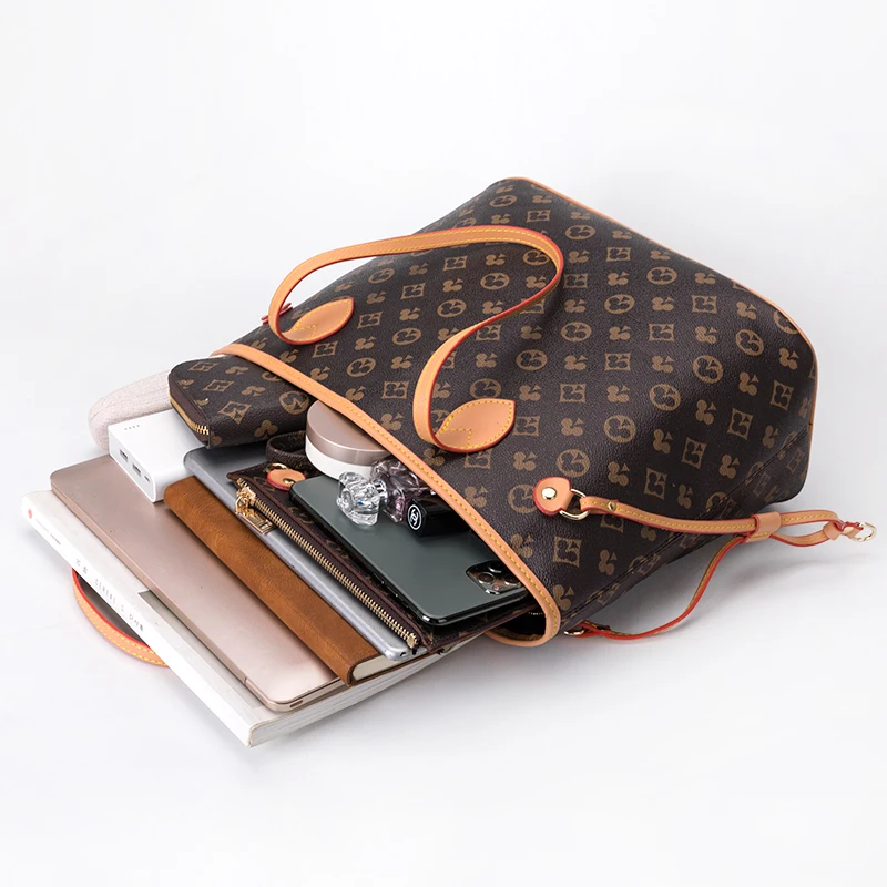 

2021 New Simple Shopping Bag Printed Tote Bag Shoulder Bag Handbag Large Capacity Picture Bag Big Bag Women Bag