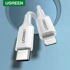 Кабель Ugreen MFi USB Type-C для быстрой зарядки и передачи данных с разъемом Lightning