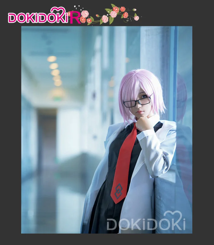 DokiDoki R Fate/Grand Order Mash Kyrielight косплей игры Fate повседневная одежда для женщин Хэллоуин