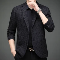 elegant blazer jacket party stylish trendy suit coat mens clothes high end new designer brand luxury casual fashion jacquard