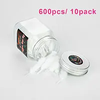 60 шт/1 упаковка Lvs легко курить хлопок DIY органический хлопок для RDA/RTDA Ремонтопригодный распылитель впитывающий Vape хлопок