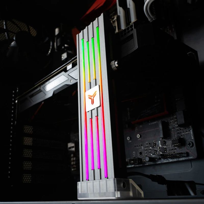 

Jonsbo VC-4 Video Card Stand 5V 3Pin ARGB Image Card GPU Brace Support Holder for ATX/MATX/ITX Chassis Motherboard