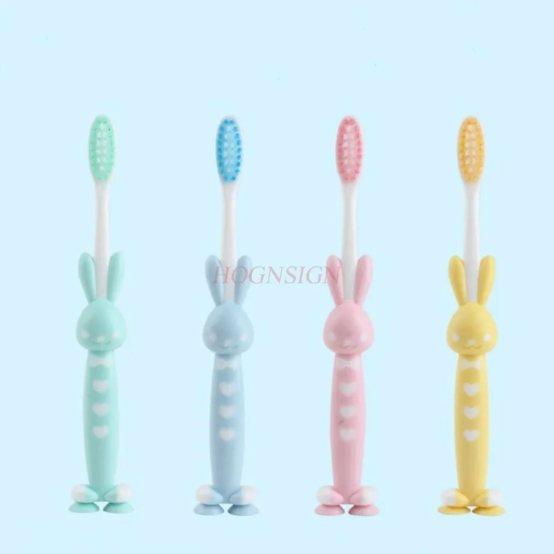 toothbrush soft Children's toothbrush 3-5-6-12 years old boys and girls baby change period cartoon independent packaging super
