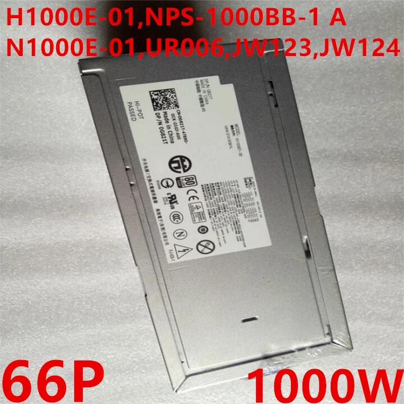 Новый оригинальный блок питания для Dell T5400 5500 730 T7400 T7500 66Pin 1000 Вт