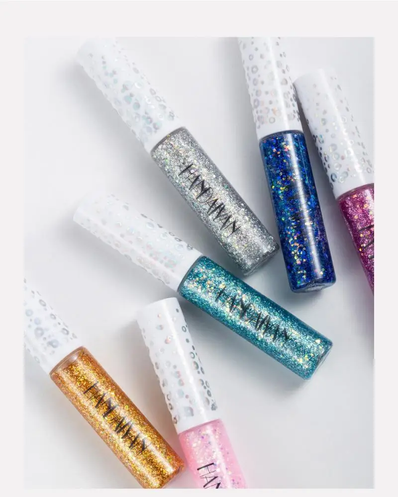 

HANHAIYAN 12pcs/set Eyeshadow Liquid 12 Colors Liquid Eyeshadow Eyeliner Pencil Glitter Shimmer Waterproof Eyeshadow TSLM2
