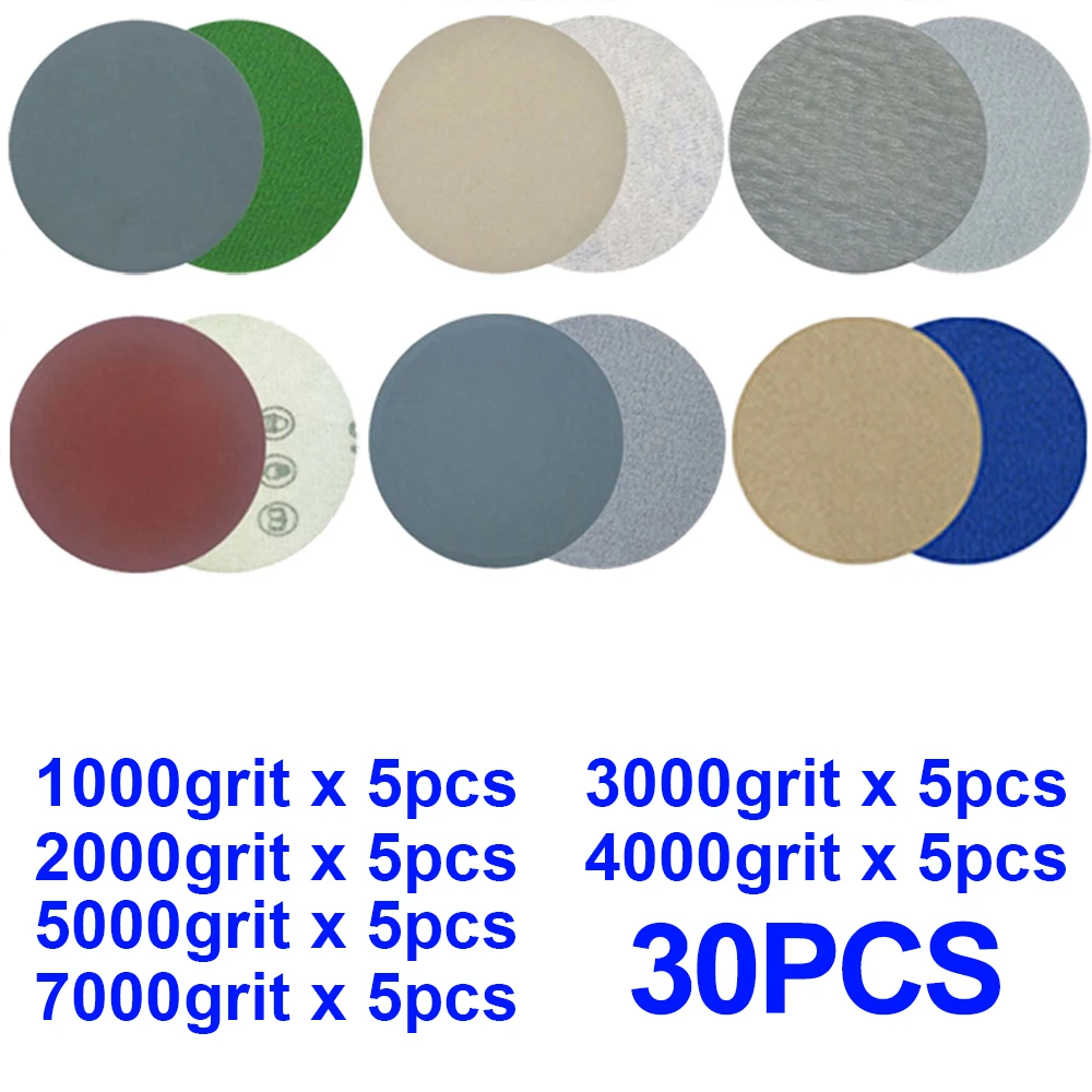 

5 inch Sanding disc Silicon Carbide Wet & dry Grinding Sander Furniture Wood