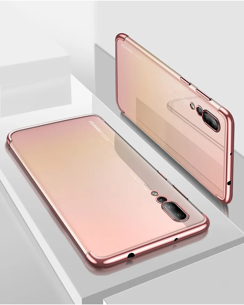 Противоударный чехол для iPhone 6 6s 7 8 Plus Edge покрытие прозрачный мягкий ТПУ X XS XR Max 11 Pro