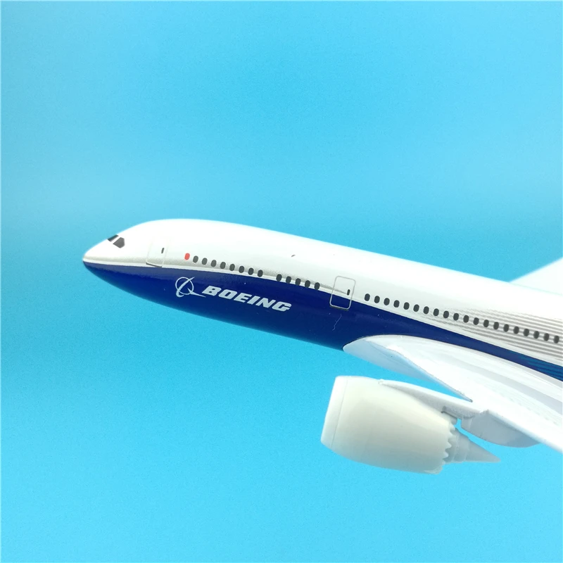 20 см Боинг 787-900 прототип металлического летательного аппарата модель самолета