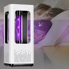 Светодиодная лампа-ловушка для комаров, лампа против комаров, USB, Отпугиватель насекомых, Электрический репеллент от вредителей, ночник с УФ-лампой