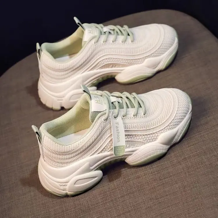 

2021 Spring Women Sports Shoes Outdoor Running Lace Up Ladies Shoes Woman Sneakers Tenis Feminino Breathable Casual Shoes Flats