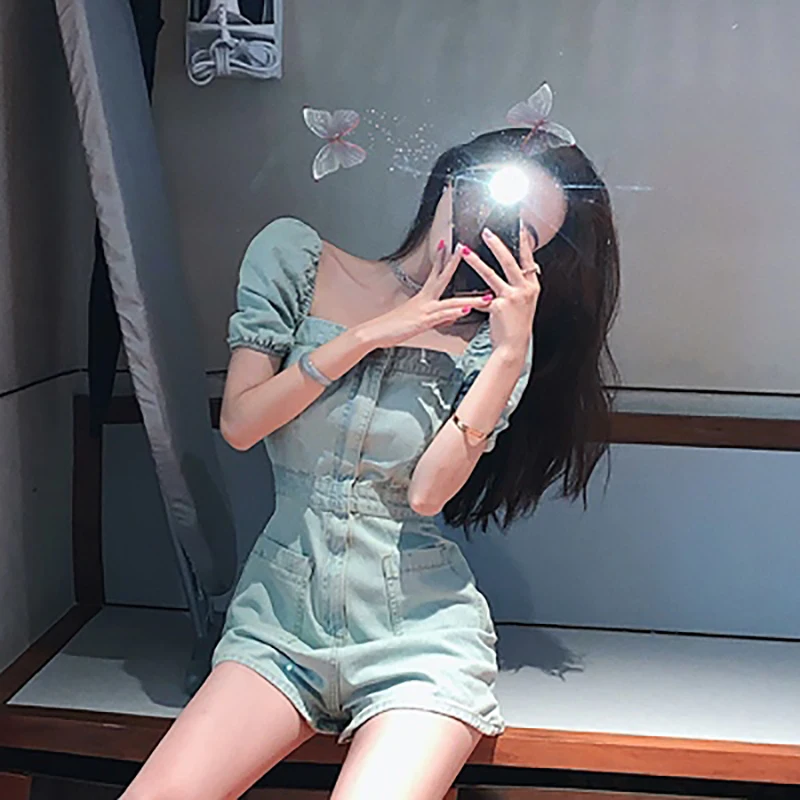 Летняя юбка Новинка лета 2020 маленькие облегающие короткие джинсы с запахом