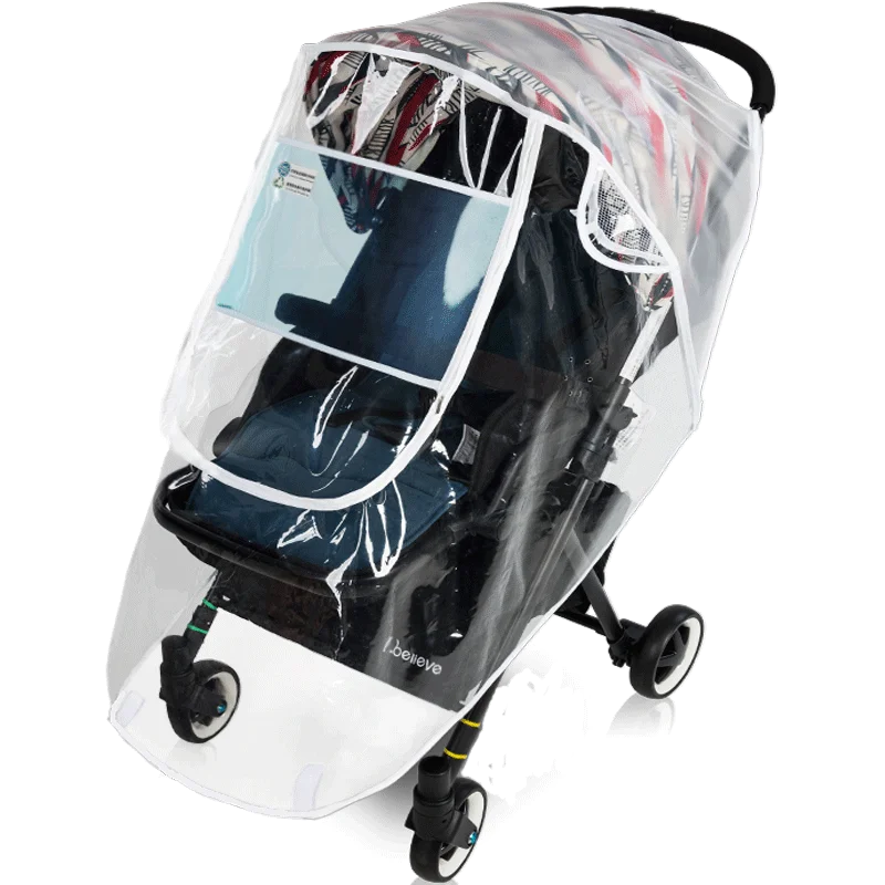 

Baby Stroller Rain Cover Universal Plastic Wind Cover for Kids Stroller Cover Snow Dust Clear Eye Shields Baby Cart Accessories