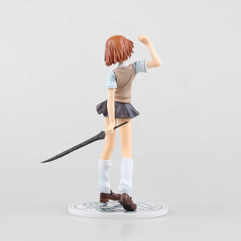 

Hot Anime Figure Electro Master Toaru Kagaku No Railgun Mikoto Misaka Misaka Mikoto Action Figure Toys Gift Doll Collectors 19CM