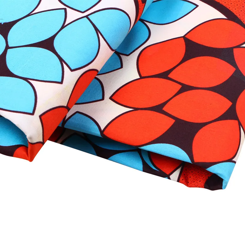 2019 чудесная красивая оранжевая и синяя печать с рисунком высокое качество