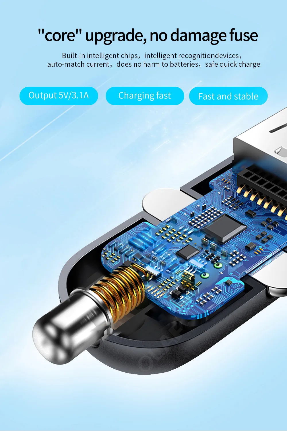 Олаф автомобильное USB зарядное устройство Быстрая зарядка 3,0 2,0 зарядное устройство для мобильного телефона 2 порта USB быстрое автомобильное зарядное устройство для iPhone samsung планшета автомобильное зарядное устройство