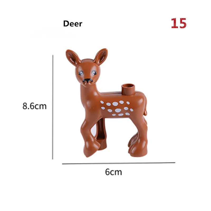 

Kids Grassland Animals Toy Building Blocks Elephant Giraffe Zebra Sika Deer Ostrich Diy Kids Toys Bricks Children Gifts