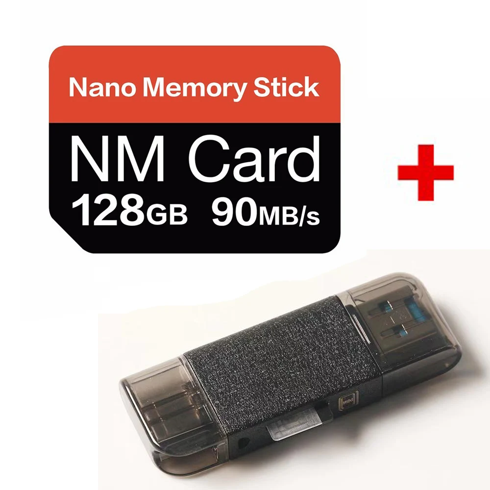 NM Card and Reader Для huawei Porsche Design mate 20 RS NM карта Nano карта памяти 128 ГБ 90 МБ/с./с nm-карта с USB3.1 Gen 1 type-C TF/NM кардридер - Цвет: NM Card and Reader