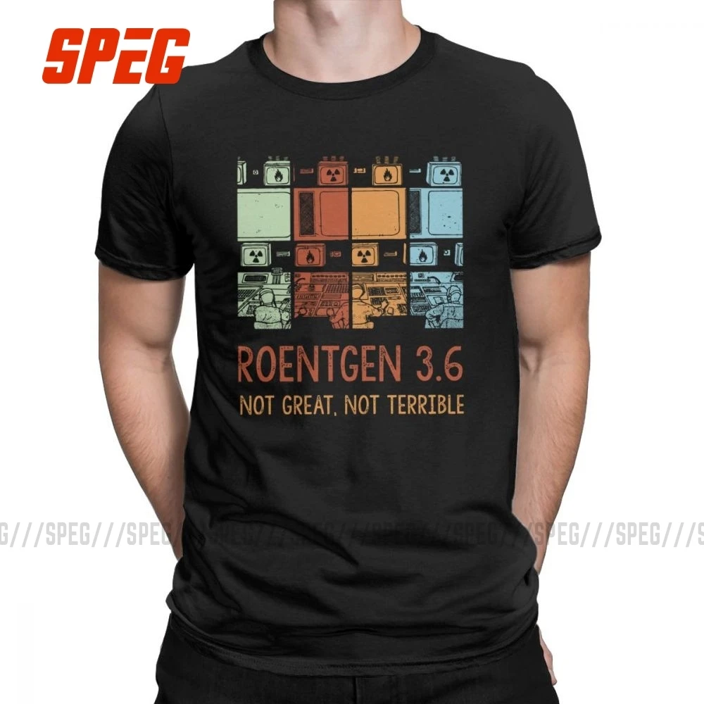 Roentgen 3 6 футболка для мужчин с надписью Not Great horrible Memes Facts винтажные футболки из 100%