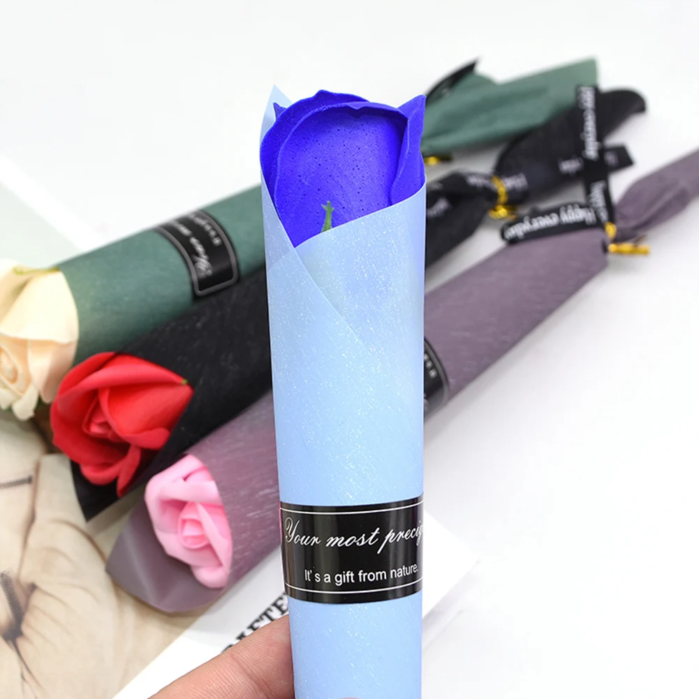 Роза на день матери искусственный букет из 5 цветов для лучшей мамы подарок