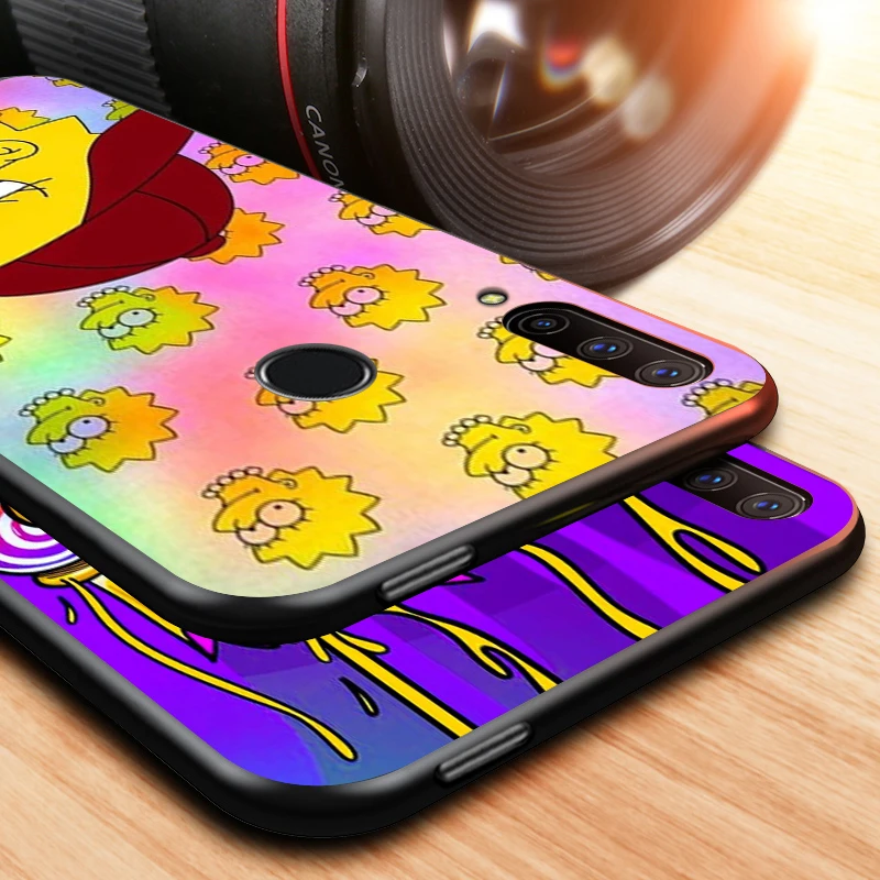 

Simpson Family Cute Cartoon for Huawei Honor 30 20S 20 10i 9S 9A 9C 9X 8X 10 9 Lite 8A 7C 7A Pro Phone Case Black Cover