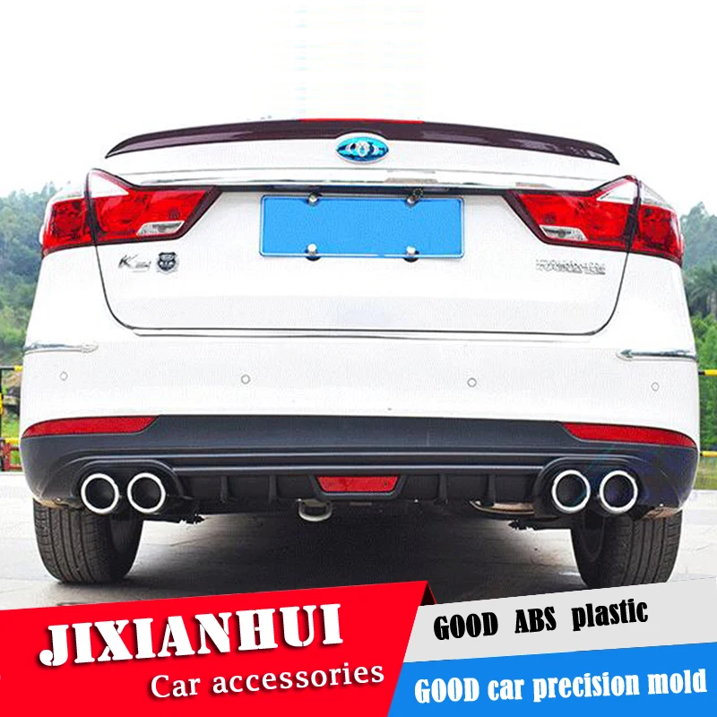 Для Kia Forte K3 Body kit спойлер 2016 2018 для ABS задний губ бампер диффузор защита