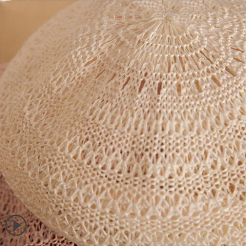 

Hat Female Painter Beret cap sun Cap Knit Berets Girl Hats lace beret Hats Tocas For Summer Bone Hollow Hat Women Flat Lady Hat