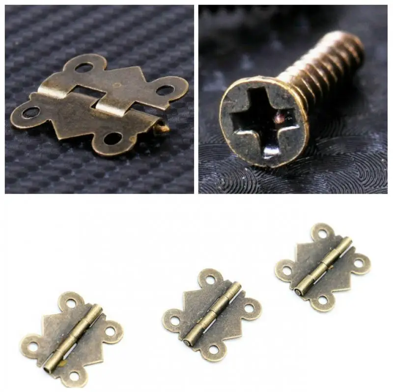 Модный дизайн бронзовый желтый 20x мини-Дверной шкаф с бабочками ящик коробка для