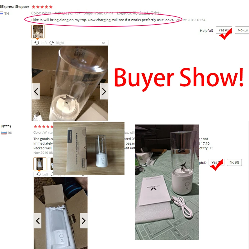 Xiaomi Соковыжималка Блендер фруктовая чашка экстрактор электрический портативный