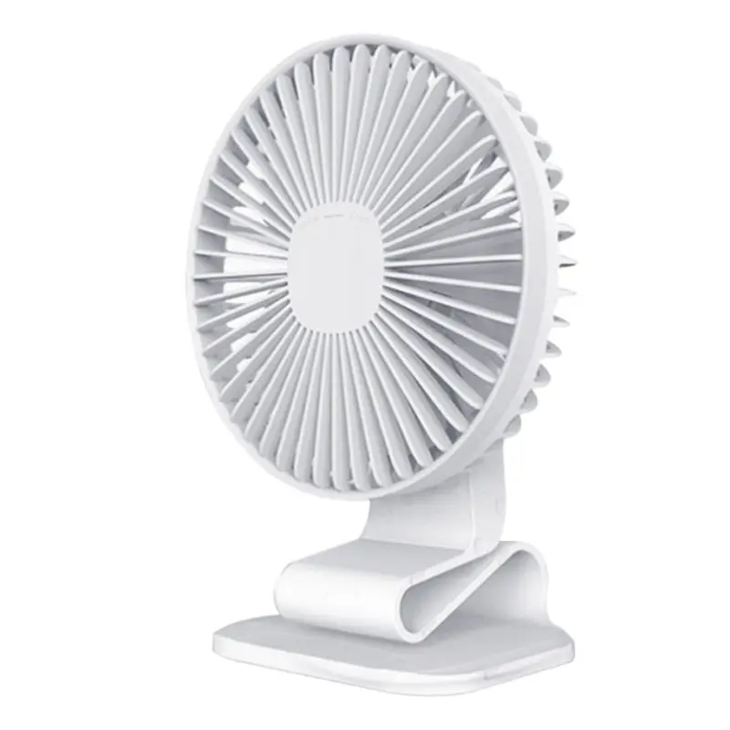 

Mini Portable Clip Fan USB Rechargeable Desktop Air Cooling Cooloer Appliance