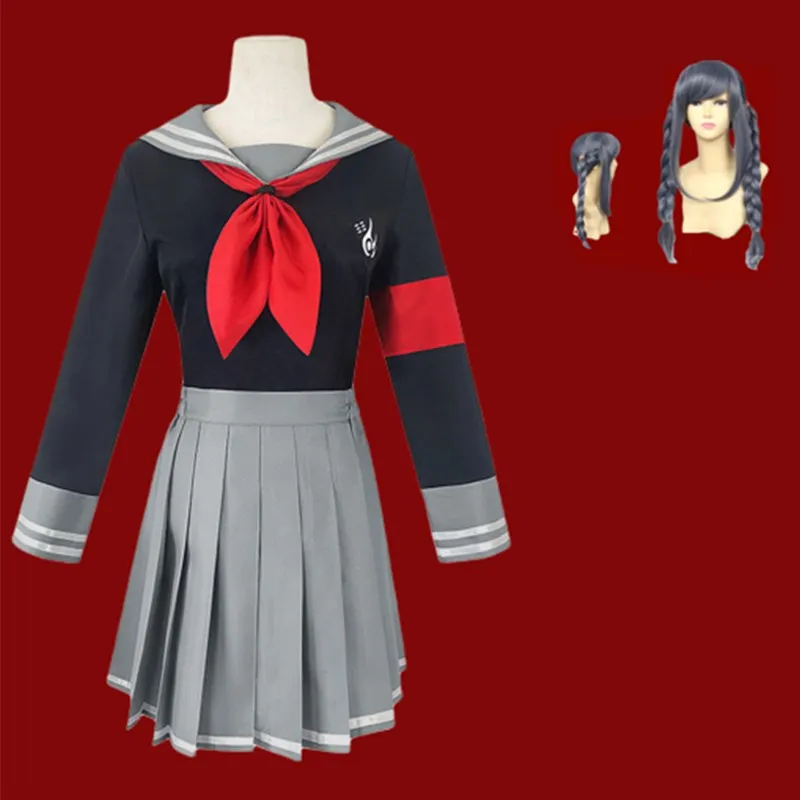 Женский костюм для косплея lacразных цветов из аниме данганронпа V3 пекояма