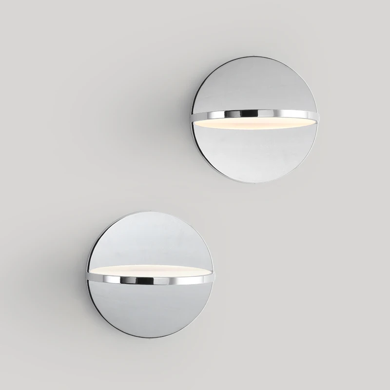 

Современная Минималистичная настенная лампа в скандинавском стиле, Креативный светодиодный светильник Lron для гостиной, спальни, прикроват...