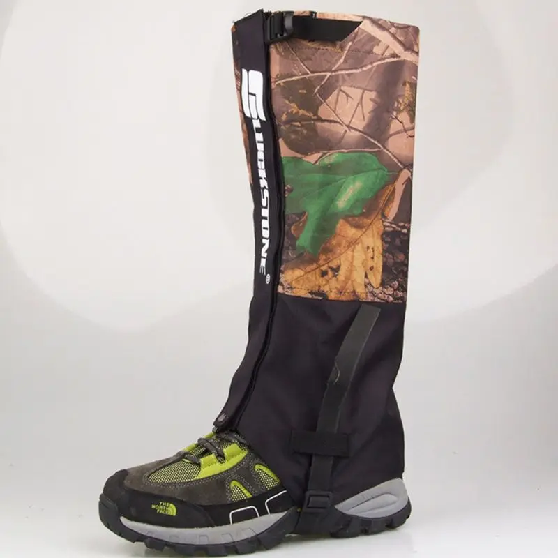 Мужские уличные Водонепроницаемые Гетры Wo Men камуфляжные высокие гетры для снега