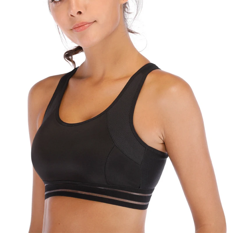 Спортивный бюстгальтер сексуальный дышащий спортивный топ с открытой спиной
