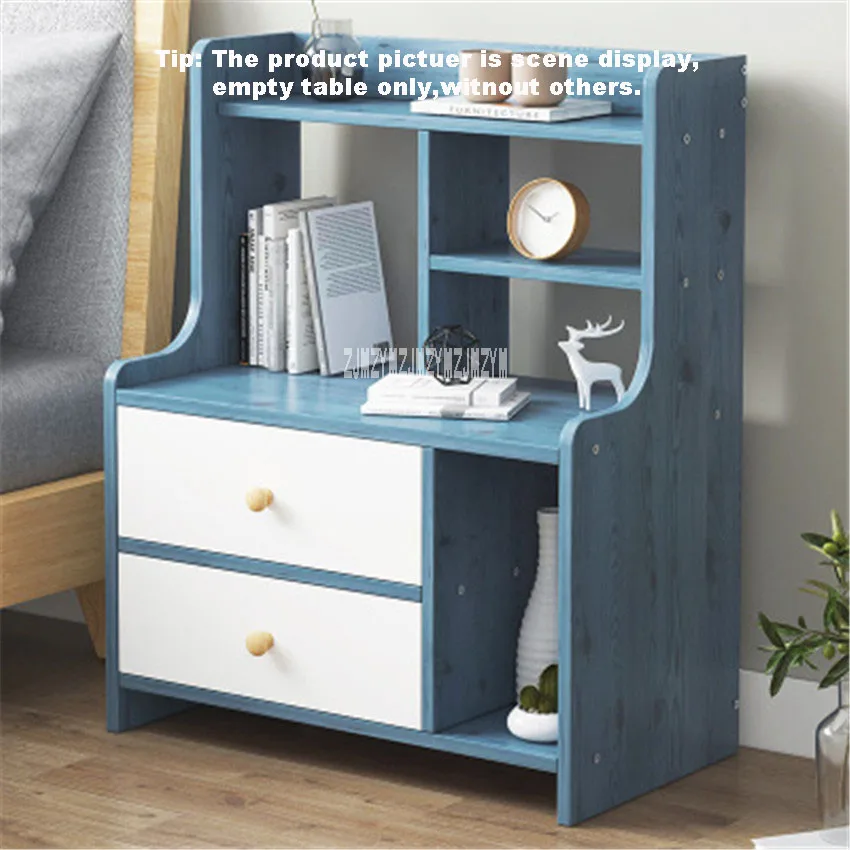 Простой современный прикроватный шкаф маленький с выдвижным ящиком для хранения