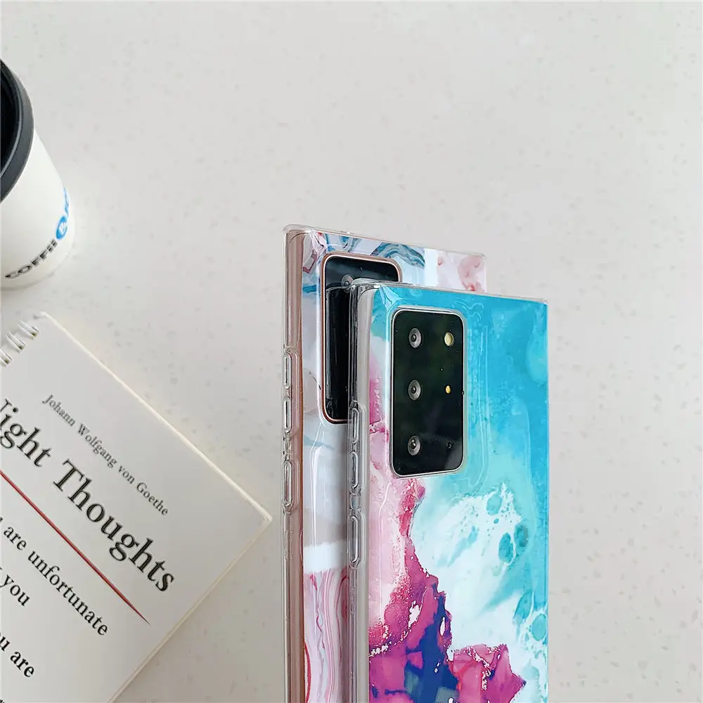 

Glossy Marble Texture Silicone Phone Cases For Samsung Galaxy A51 A71 A50 A50S A31 A41 A70 A30 A20 A10 A21S Case Cover Shell