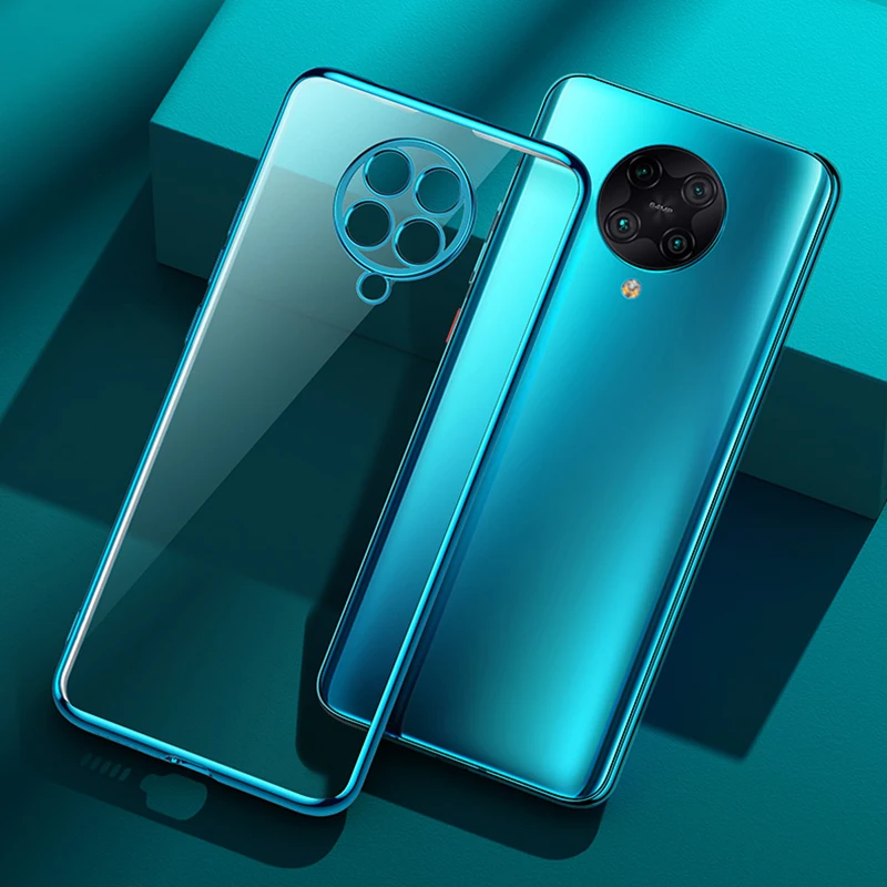 Мягкий чехол для POCO телефона X2 F2 F3 M2 M3 Pro перезаряженный прозрачный F2Pro с покрытием