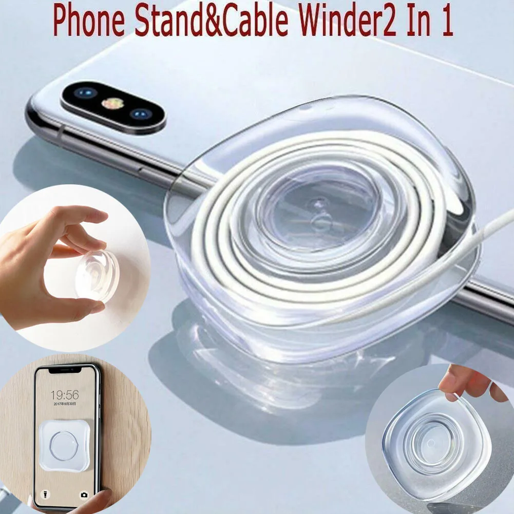 Многоразовая нано Волшебная наклейка держатель для телефона ПУ Материал простая