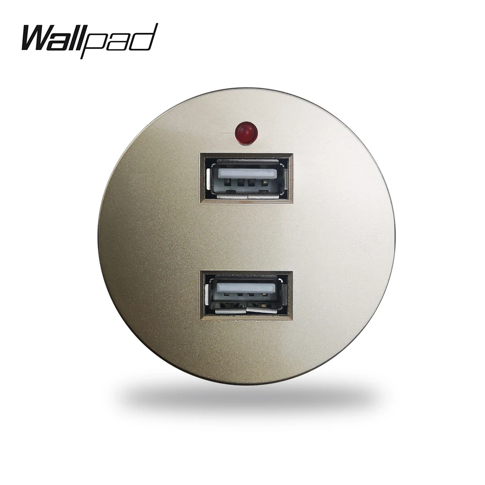 Wallpad L6 5 цветов 2 4 А двойной USB порт для зарядки настенная розетка модуль