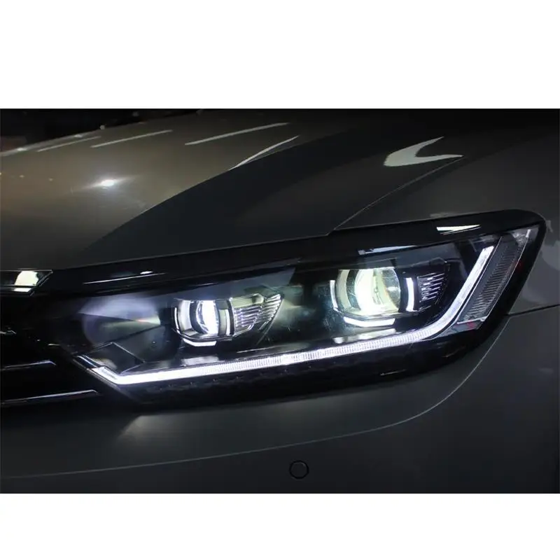 Автозапчасти Luces Led Para авто Drl аксессуары автомобильные лампы фары автомобильные фары в сборе 17 18 для Volkswagen Magotan