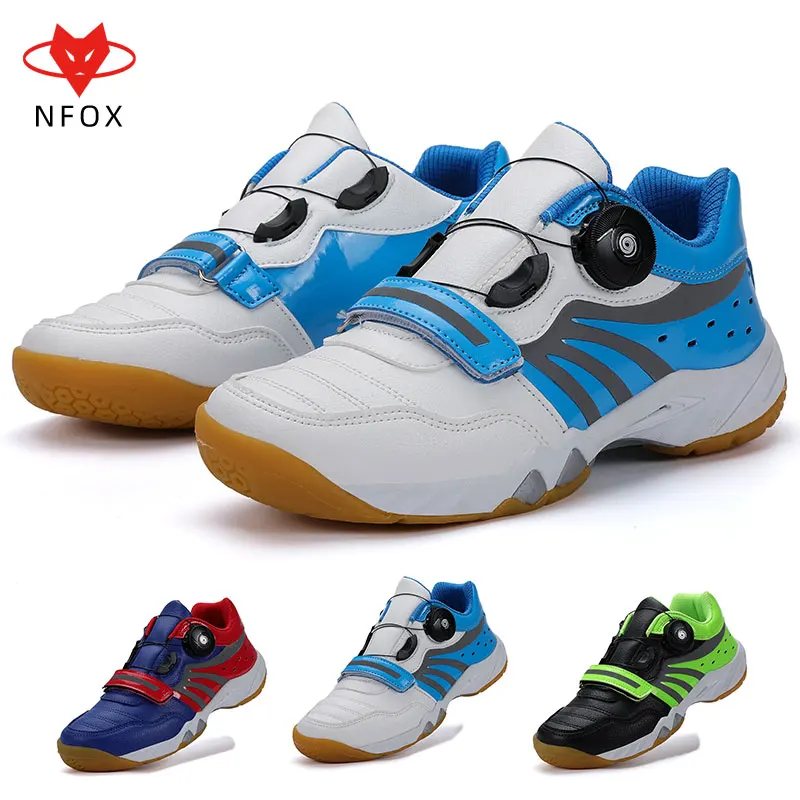 

WP-1818 Badminton Table Tennis Professional Sports Shoes For Men And Women Cow Muscle EVA Sole Sneakers Synthetic Hard-Wearing