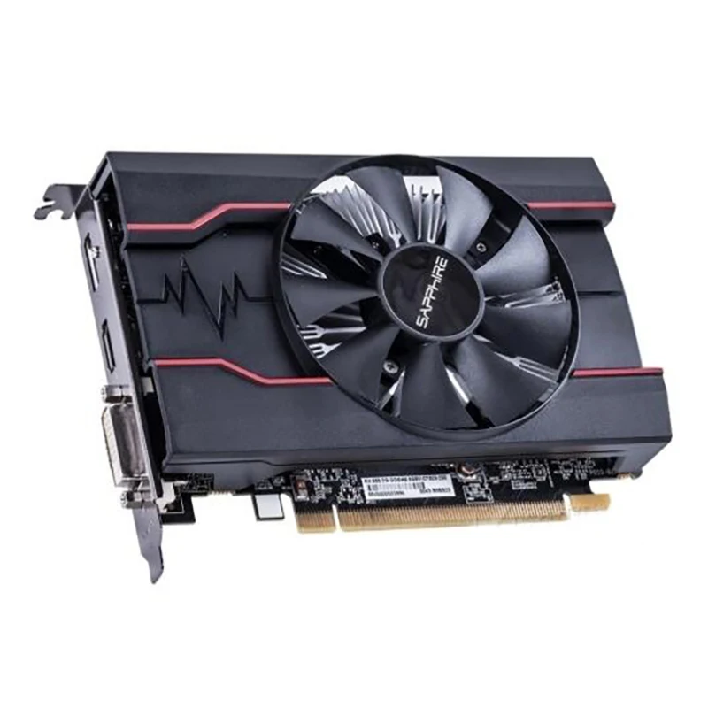 Б/у Видеокарта SAPPHIRE RX 550 2 Гб GPU для AMD Radeon RX500 ГБ GDDR5 графические карты ПК DisplayPort HDMI DVI