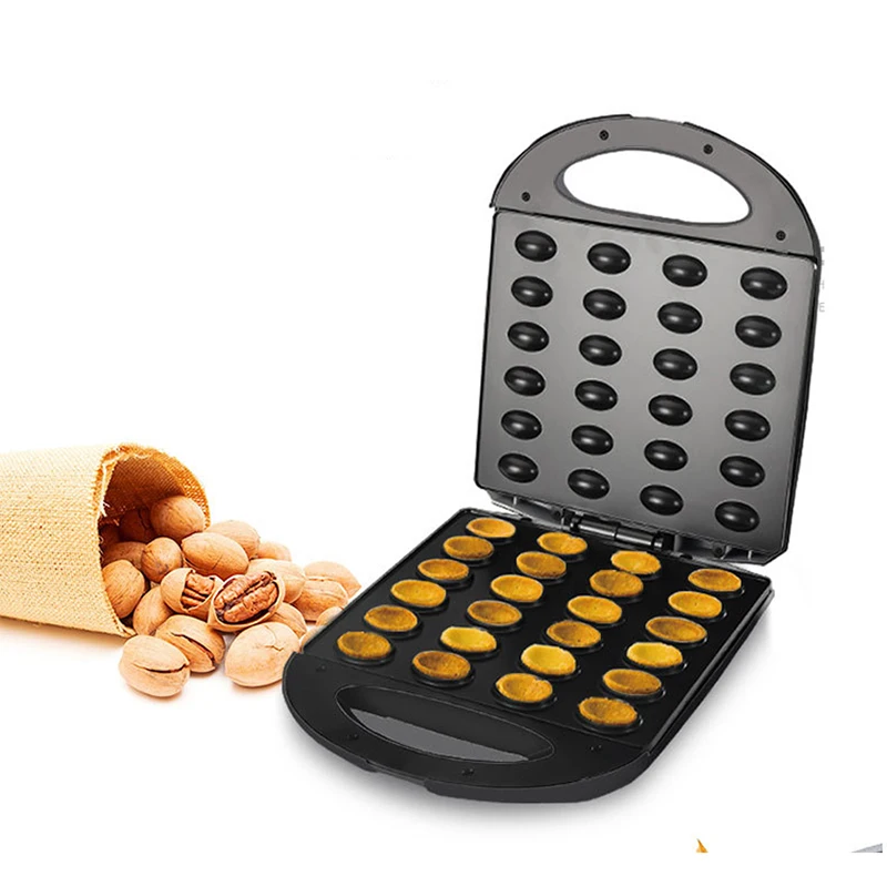 

Mini Multifunction Electric Waffle Maker Breakfast Pine Nut Cake Machine Walnut Cake Egg Roll Machine Nonstick Plate