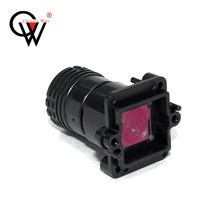 

4mm Black light red glass lens F1.0 YT10043-2MP H49 LG0031 day and night full color