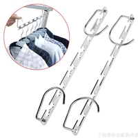 multifunctional metal clip stand clothes hanger pants skirt adjustable pinch grip save space clothing organizer