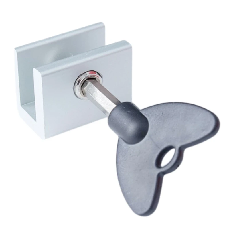 

Win-dow Locks Adjustable Sli-ding Door Lock with Key Aluminum Win-dow Security Safety Locks for Kids Window Locks