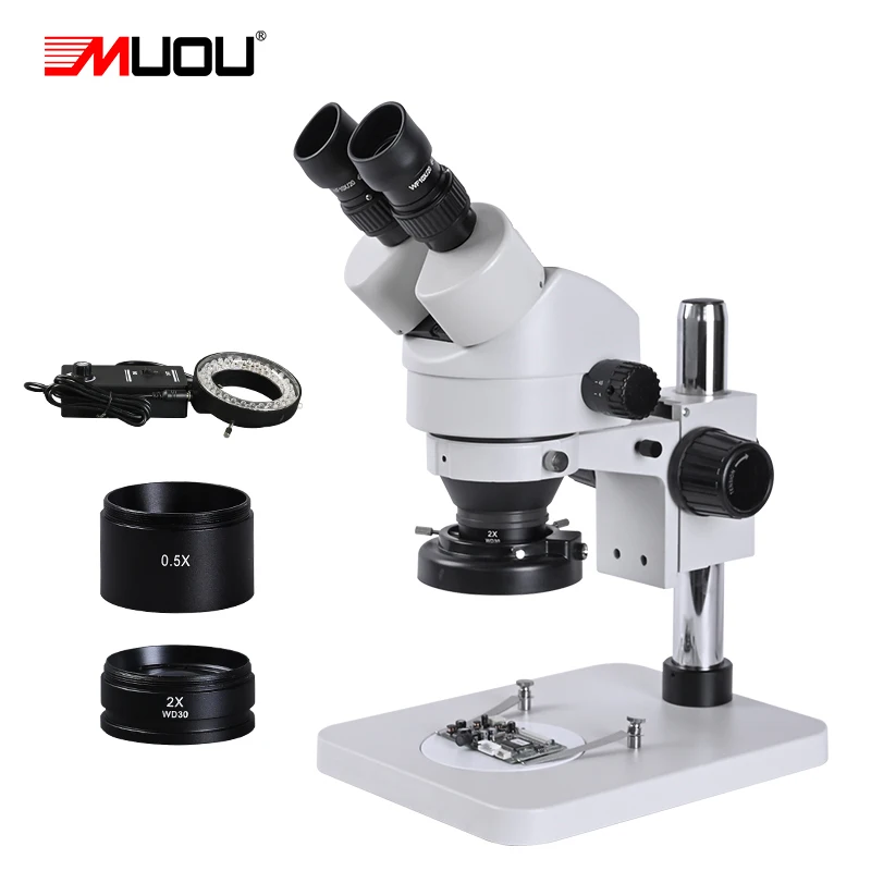 Бинокулярный Микроскоп zoom 3 5 90X для ремонта телефонов и печатных плат|Микроскопы|