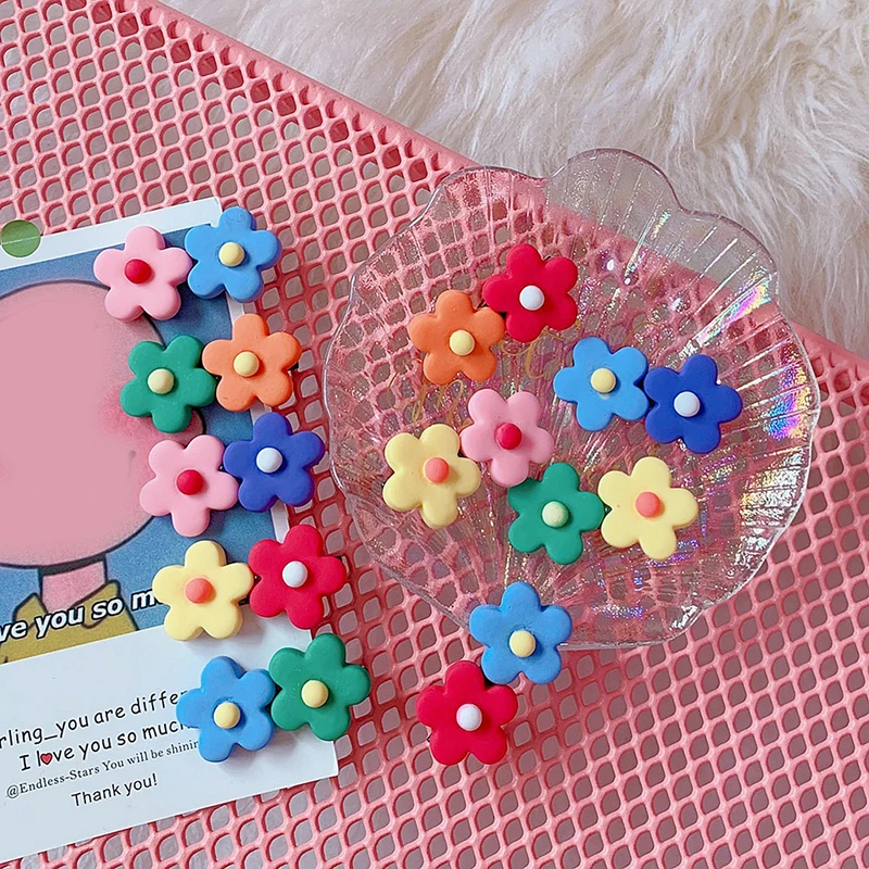 1 шт. заколки для волос ярких цветов девочек из смолы женские милые корейские