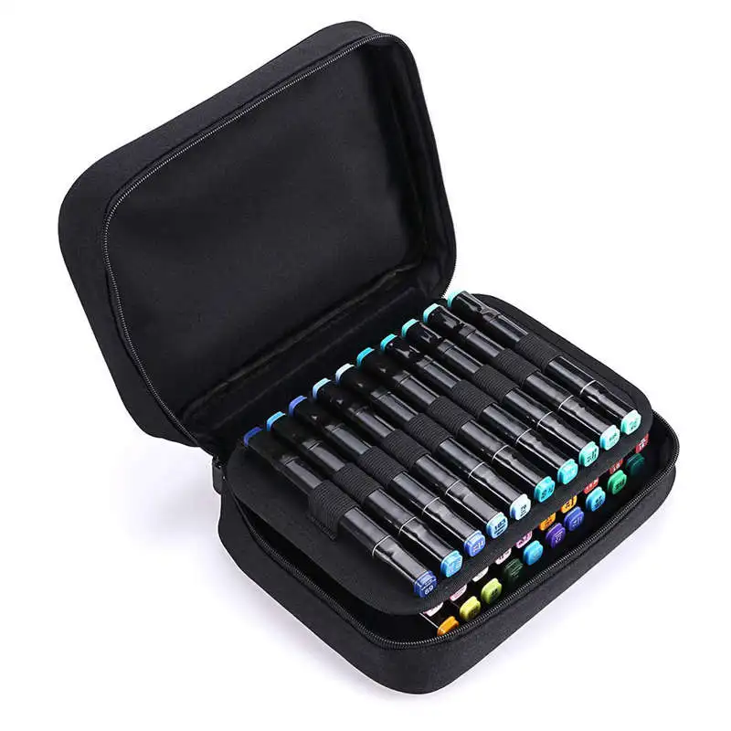 40 слотов большой емкости удобный маркер чехол на молнии художественный губная