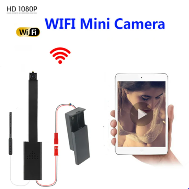 1080P HD DIY портативная WiFi IP мини камера P2P беспроводная микро веб видеокамера